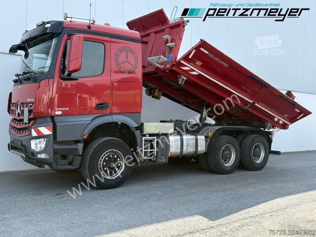 Háromirányú billenő teherautó Mercedes-Benz Arocs 2653 K 6x4, Bordmatik, Klima, Standheizung, Navi
