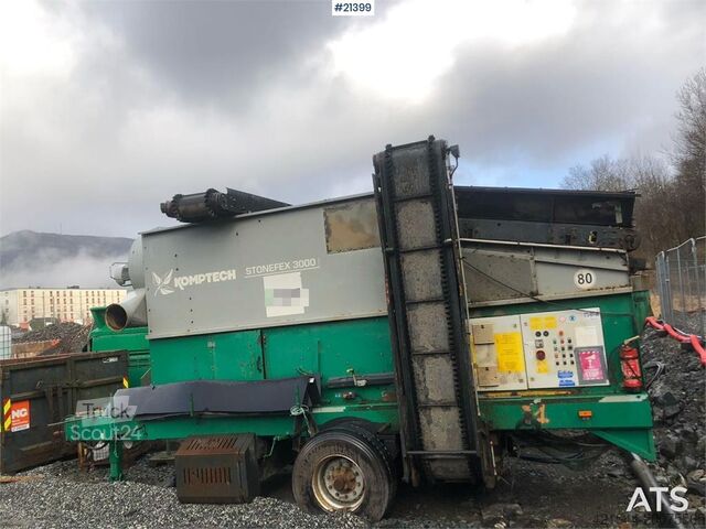 Μονάδα διαλογής Komptech Stonefex 3000 Separator