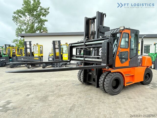 4-wheel forklift DOOSAN 70 / DUPLEX / FORK 2500MM / POSITIONER
