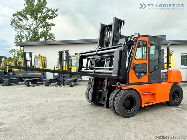 4-wheel forklift DOOSAN 70 / DUPLEX / FORK 2500MM / POSITIONER