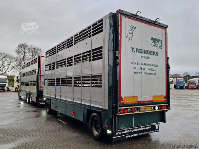 Transporte de ganado DAF XF 440 SuperSpaceCab 6x2*4 - Cuppers 1-2-3 deck...