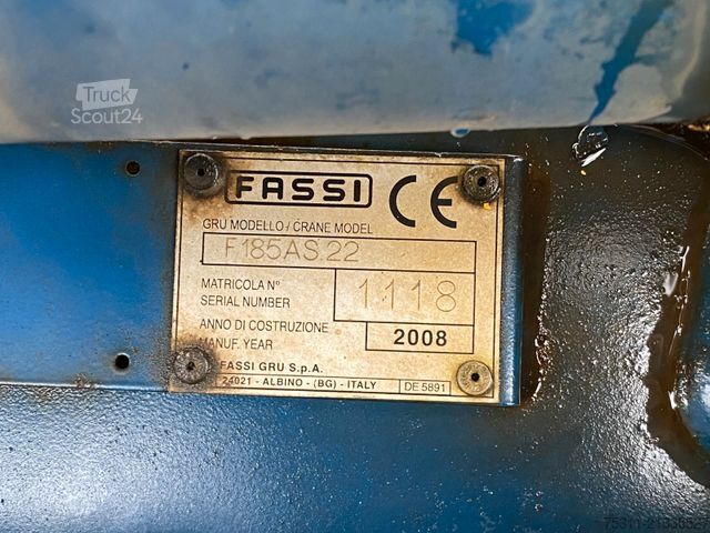 شاحنة مسطحة MAN TGX 26.440 6x2|Fassi F185AS22*XLX-Kabine*manuell