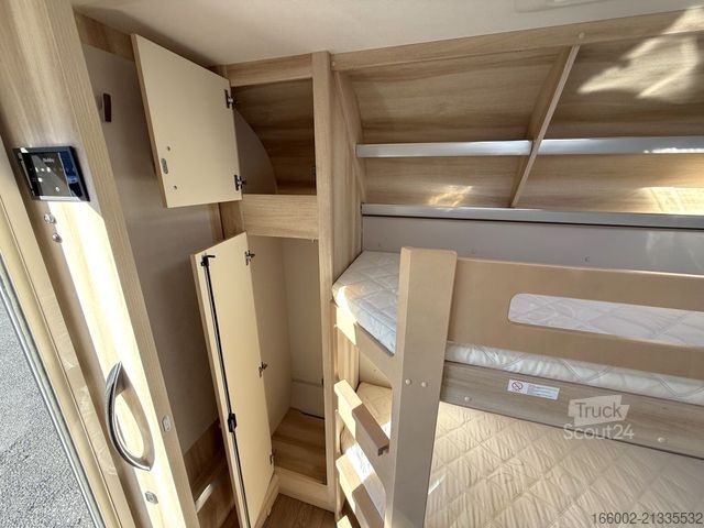 Campingvogn HOBBY De Luxe 560 KMFe 3-er Etagenbett 2.000 kg