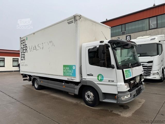 LKW mit Kofferaufbau MERCEDES-BENZ ATEGO 818 * ANFAHUNFALL * MOTOR LÄÜFT *