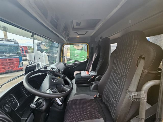 Abschleppwagen MERCEDES-BENZ ATEGO 1527*FASSI KRAN*SCHIEBEPLATEAU*HUBBRILLE