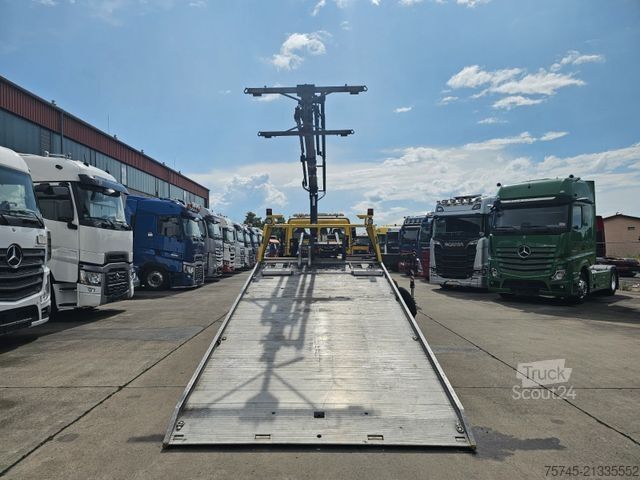 Abschleppwagen MERCEDES-BENZ ATEGO 1527*FASSI KRAN*SCHIEBEPLATEAU*HUBBRILLE