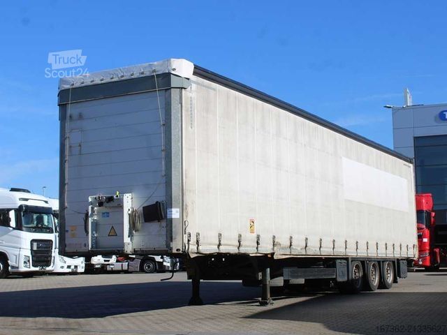 Auflieger mit Pritsche & Plane SCHMITZ CARGOBULL CARGOBULL SCB S3T, LOWDECK, LIFTING AXLE