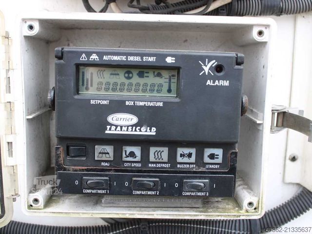 Remorque frigorifique  TCH18, CARRIER SUPRA 950mt, 2x EVAPORATOR