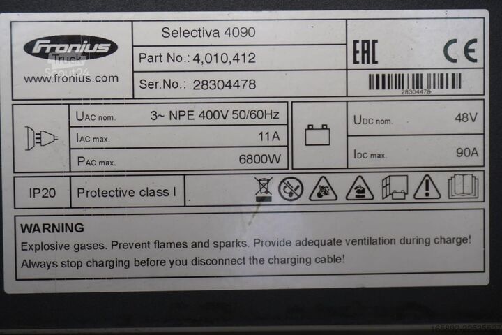 šakinio krautuvo baterija FRONIUS Selectiva 4090 48V/90A