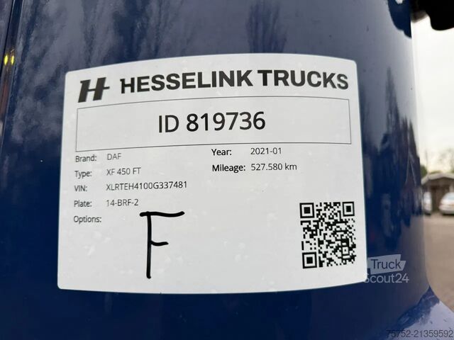 Стандарт-СЗМ DAF XF 450 SSC Super Space LED Standairco Leer NL-T...