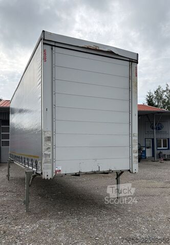 Udskifteligt lad med platform og presenning Wecon Jumbo XXL Innen 3090 mm Hubdach Verzinkt