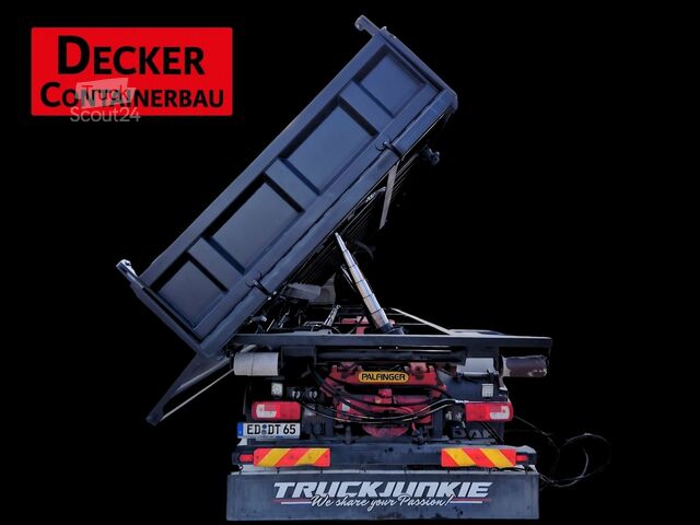 Kampós konténer Decker Containerbau Abrollcontainer 2-Seitenkipper Bordmatik