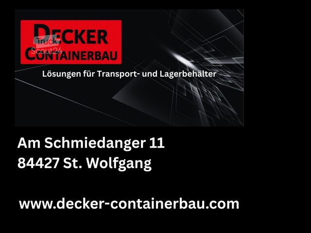 Kampós konténer Decker Containerbau Abrollcontainer 2-Seitenkipper Bordmatik