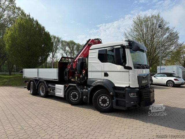 Teherautóra szerelt daru MAN 35.520 8x4 Kran Fassi F800, OHNE ABSTÜTZÜBERWACH