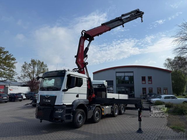 Camion per carichi pesanti MAN 35.520 8x4 Fassi F800 RA2.28 OHNE ABSTÜTZÜBERWA.