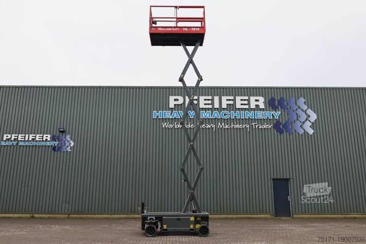 Ножичний підйомник Holland Lift Ecostar HL-7814 Electric, 10m Working Height, 450k