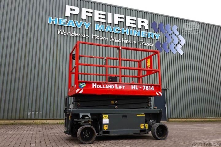 Ножичний підйомник Holland Lift Ecostar HL-7814 Electric, 10m Working Height, 450k