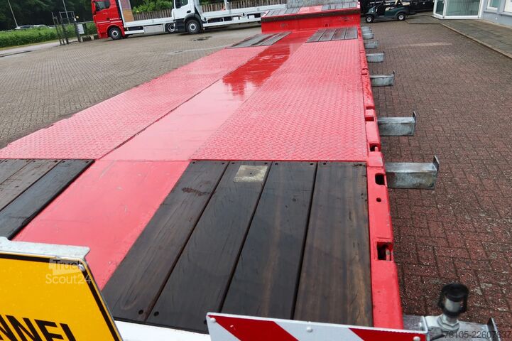 Semi-remorque surbaissée Max Trailer Max 100-F-S43-1AAF Uitschuifbaar 450cm