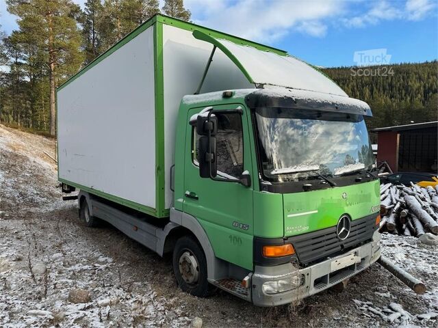 Mala Mercedes-Benz Atego 815 4x2 box truck. Repair object.