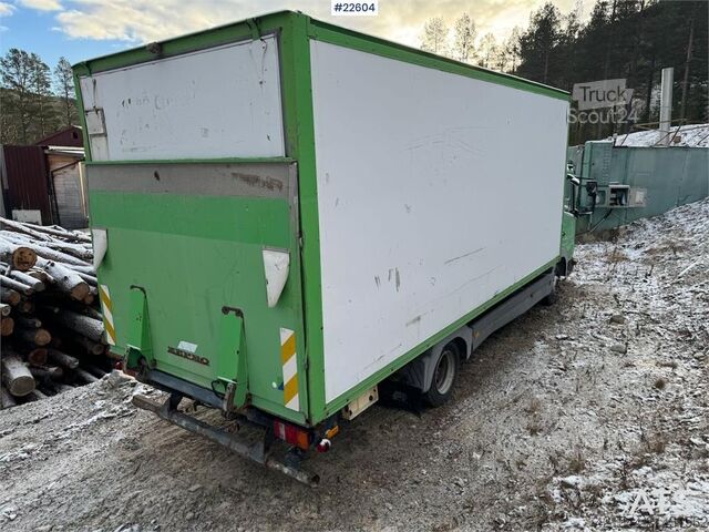 Mala Mercedes-Benz Atego 815 4x2 box truck. Repair object.