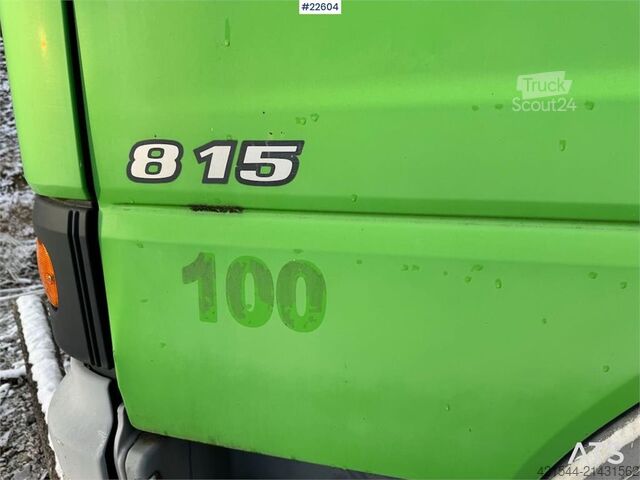 Mala Mercedes-Benz Atego 815 4x2 box truck. Repair object.