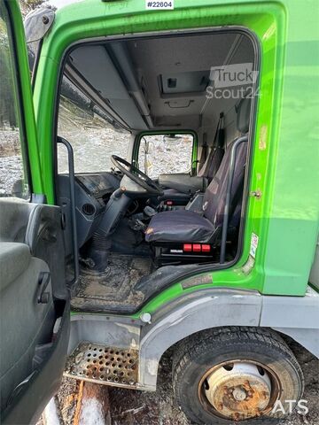 Mala Mercedes-Benz Atego 815 4x2 box truck. Repair object.