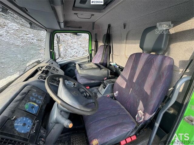 Mala Mercedes-Benz Atego 815 4x2 box truck. Repair object.