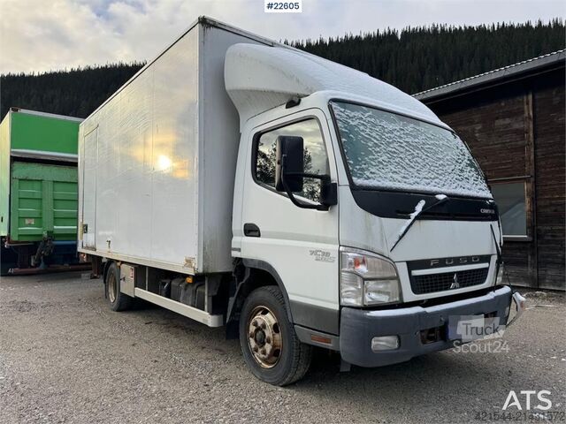 Bőrönd Mitsubishi Fuso 7C18 4x2 box truck with tail lift – repair ob
