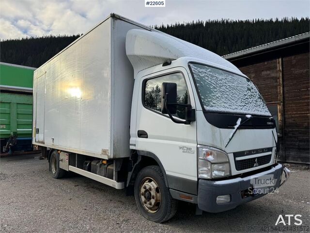 Mala Mitsubishi Fuso 7C18 4x2 box truck with tail lift – repair ob