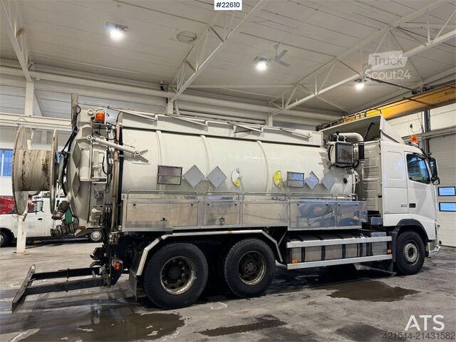 Vacuum truck Volvo FH500 6x2 Suction/wash truck w/ Rolba body. 168,00
