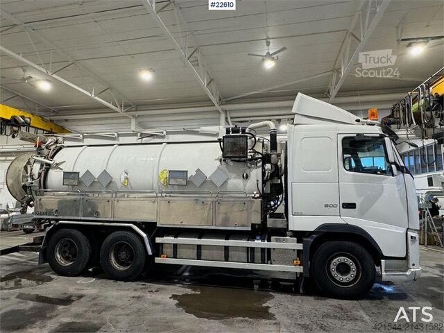 Vacuum truck Volvo FH500 6x2 Suction/wash truck w/ Rolba body. 168,00