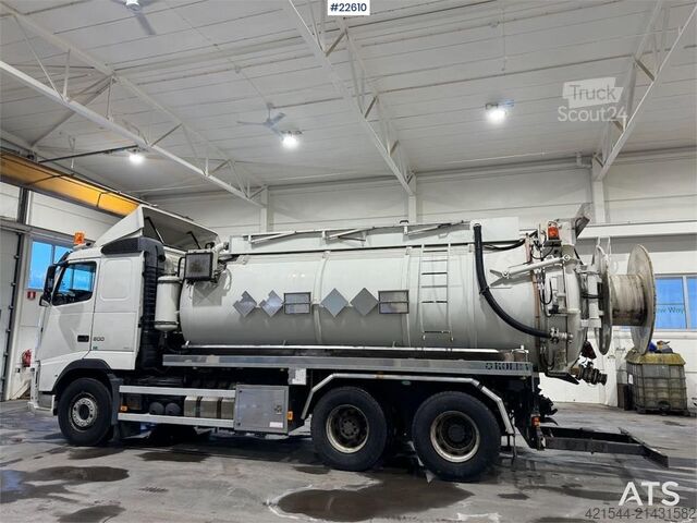 Vacuum truck Volvo FH500 6x2 Suction/wash truck w/ Rolba body. 168,00