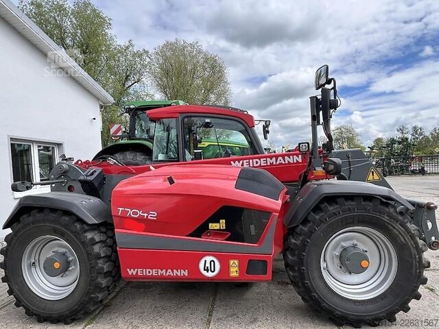 رافعة تلسكوبية Weidemann T7042 Klima 40km/h