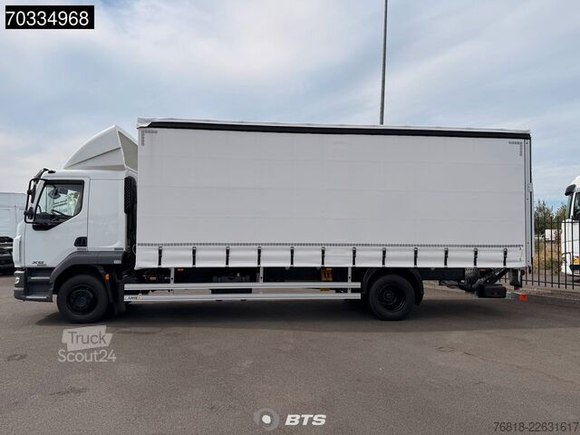 Ladbil med presenning DAF XB 260 4X2 FA VDC 16t - Junge Curtainsider + 150