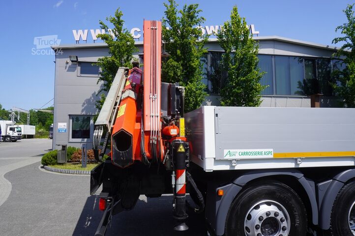 Бортовий із краном MAN TGS 26.360 Flatbed / Fassi F175 7.7 T /