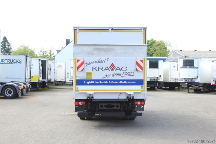 Dobozos teherautó Mercedes-Benz Atego 1221 E6  Koffer   Klima  LDW  Schalter  LBW