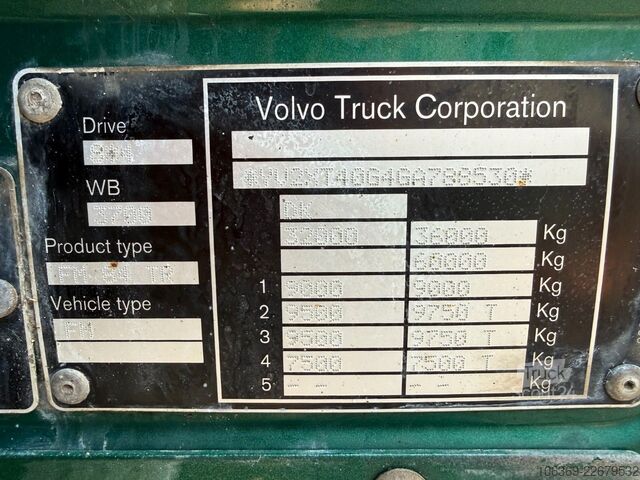 Camião basculante VOLVO FM 500 8x4*4 Nopa Kipper / Tipper Euro 6