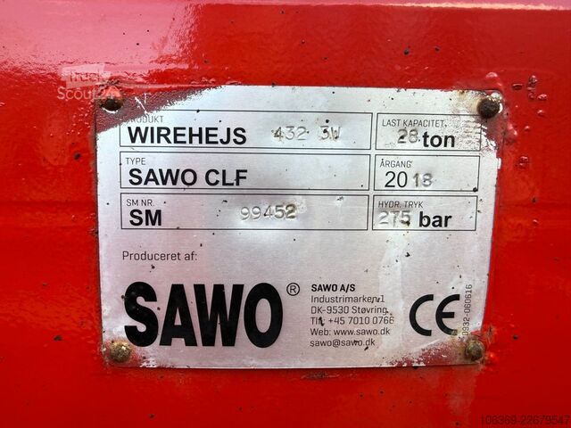 Grua montada em camião VOLVO FM500 8x2 Pusher Tridem Crane Hiab 099 B3 Radio