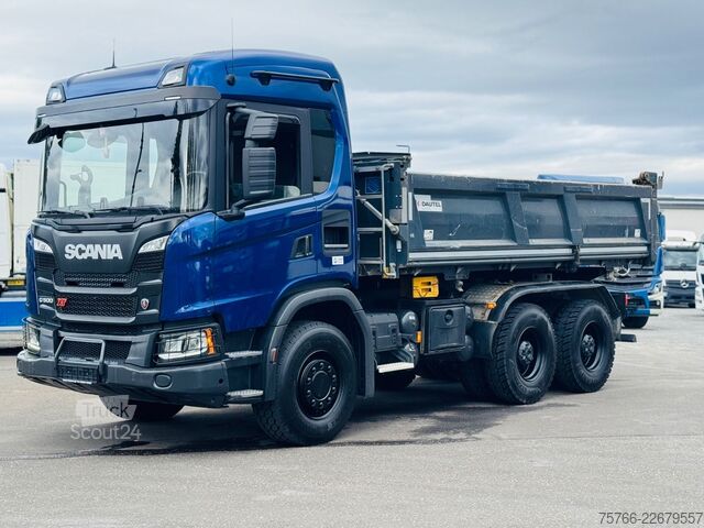 Tresidig tippbil SCANIA G 500  / DAUTEL / PLANE / BORDMATIC
