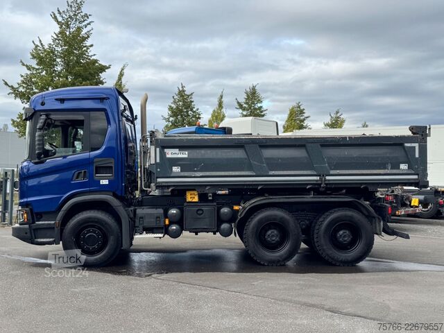 Tresidig tippbil SCANIA G 500  / DAUTEL / PLANE / BORDMATIC