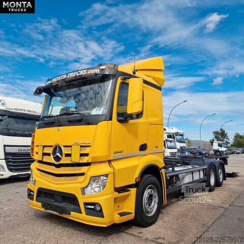 Felépítménycserélő teherautó MERCEDES-BENZ Actros 2540L, LBW 2,0t, AHK, Liftachse, TÜV