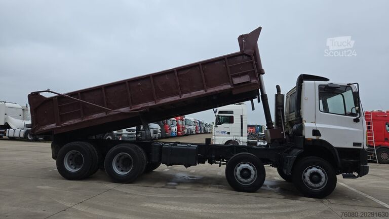 Kiper tovornjak DAF 85 CF 340 (EURO 2 / MANUAL PUMP / STEEL SUSP. /...