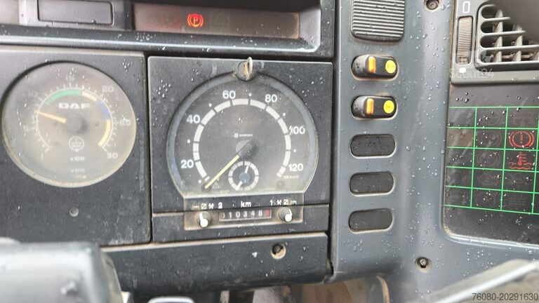 Kiper tovornjak DAF 85 CF 340 (EURO 2 / MANUAL PUMP / STEEL SUSP. /...