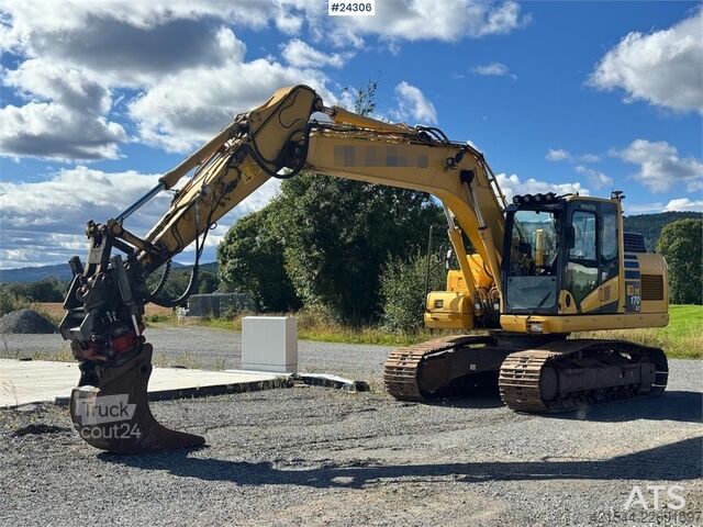 Raupenbagger Komatsu PC170LC-11 Excavator with Rototilt, 3 Buckets and