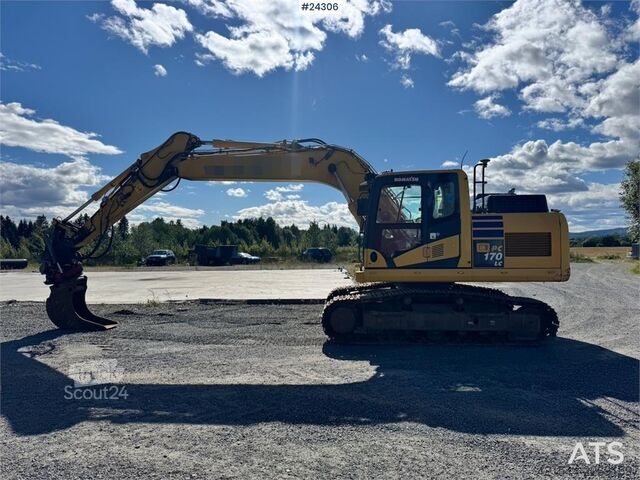 Raupenbagger Komatsu PC170LC-11 Excavator with Rototilt, 3 Buckets and