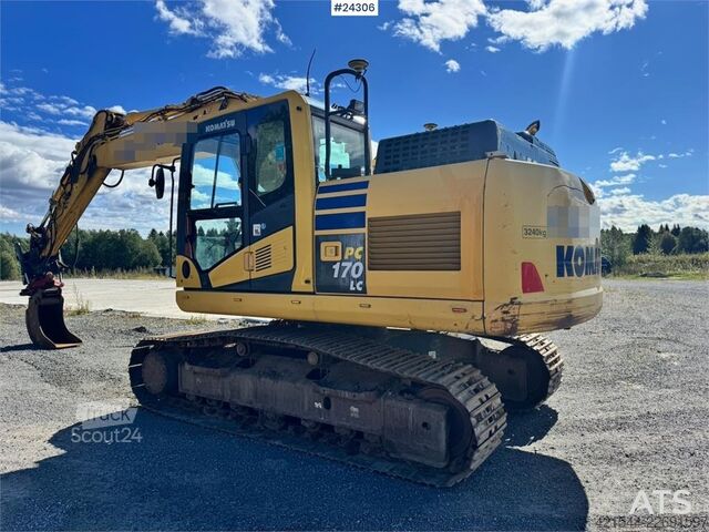 Raupenbagger Komatsu PC170LC-11 Excavator with Rototilt, 3 Buckets and