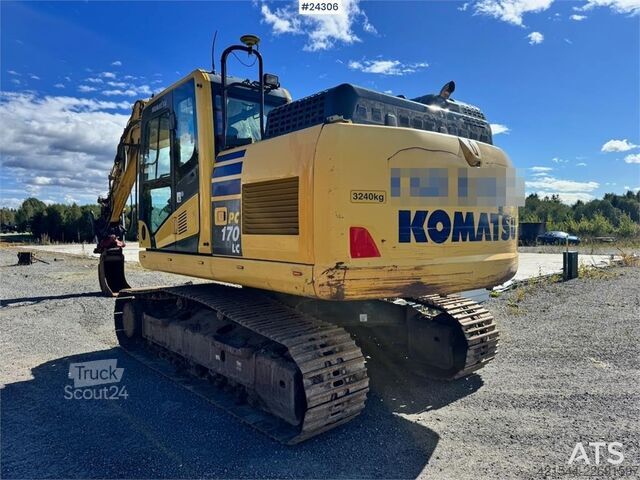 Raupenbagger Komatsu PC170LC-11 Excavator with Rototilt, 3 Buckets and