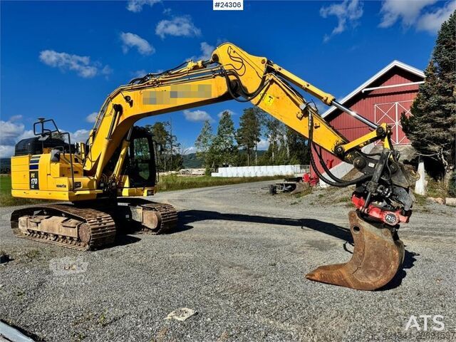 Raupenbagger Komatsu PC170LC-11 Excavator with Rototilt, 3 Buckets and
