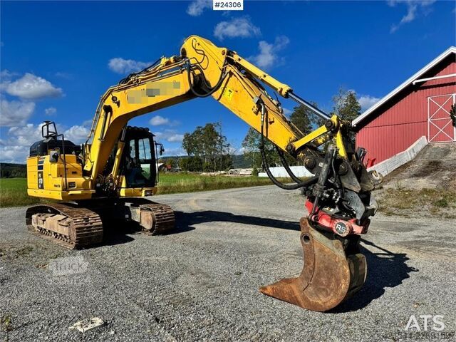 Raupenbagger Komatsu PC170LC-11 Excavator with Rototilt, 3 Buckets and