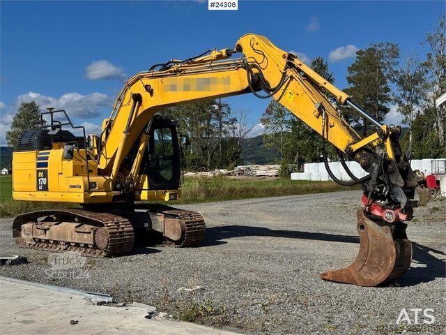 Raupenbagger Komatsu PC170LC-11 Excavator with Rototilt, 3 Buckets and